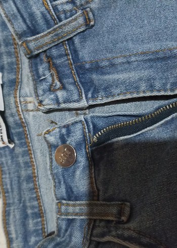 Sokak Stili Mavi Kadın Denim Jean - Görsel 2