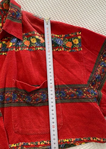 Kırmızı Kısa Kollu Gömlek - Görsel 4