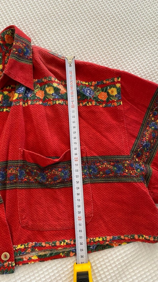 Kırmızı Kısa Kollu Gömlek - Görsel 4