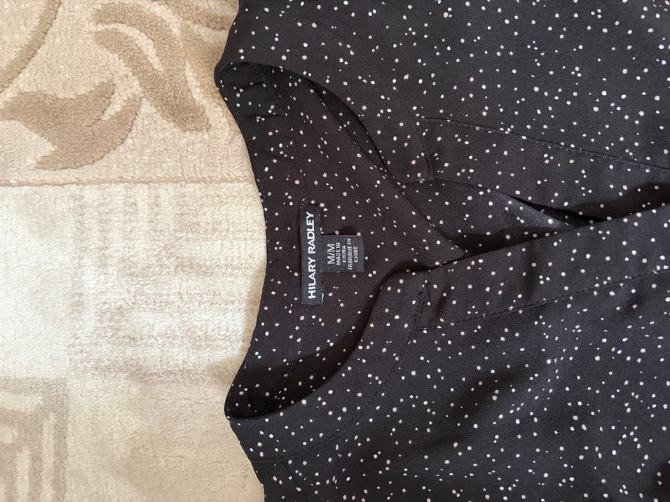 Siyah V Yaka Uzun Kollu Kadın Gömlek - Görsel 3