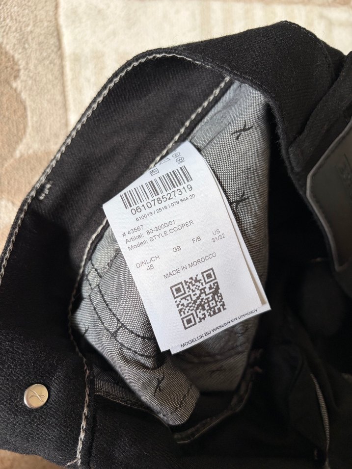 Siyah Regular Fit Erkek Kot Pantolon - Görsel 4