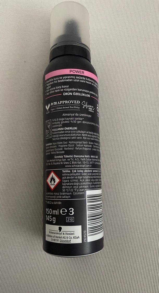 Schwarzkopf Taft Power Saç Köpüğü 5 Güç hiç kullanmadım - Görsel 2