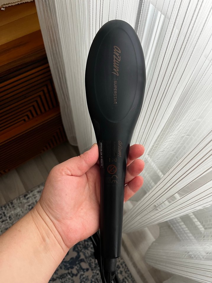 Arzum turmalin iyon Saç Düzleştirici Tarak - Görsel 2