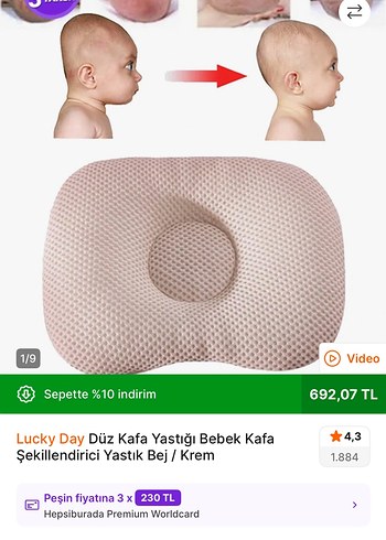 Düz kafa Yastığı - Görsel 3