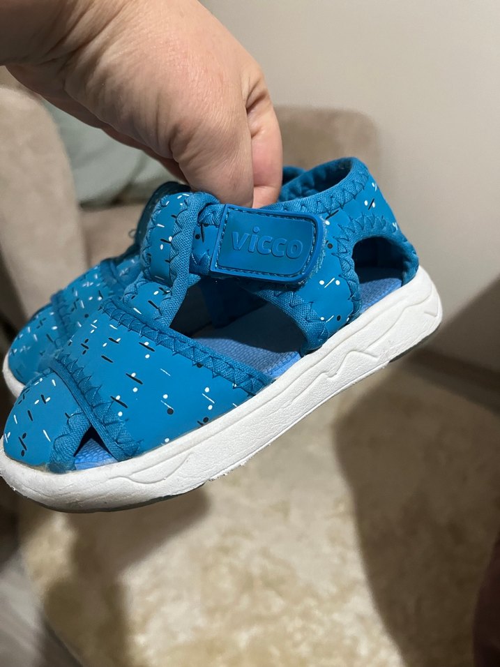 Vicco Mavi Cırtcırtlı Terlik - Görsel 2