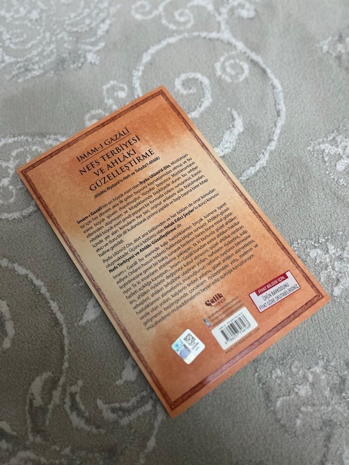 İmam-ı Gazali Nefs Terbiyesi ve Ahlakı Kitabı - Görsel 2