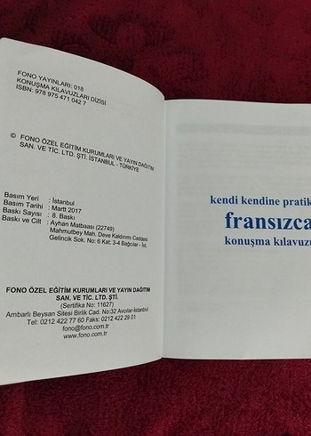 Fransızca Konuşma Kılavuzu - Fono Yayınları - Görsel 4