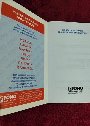 Fransızca Konuşma Kılavuzu - Fono Yayınları - Görsel 3