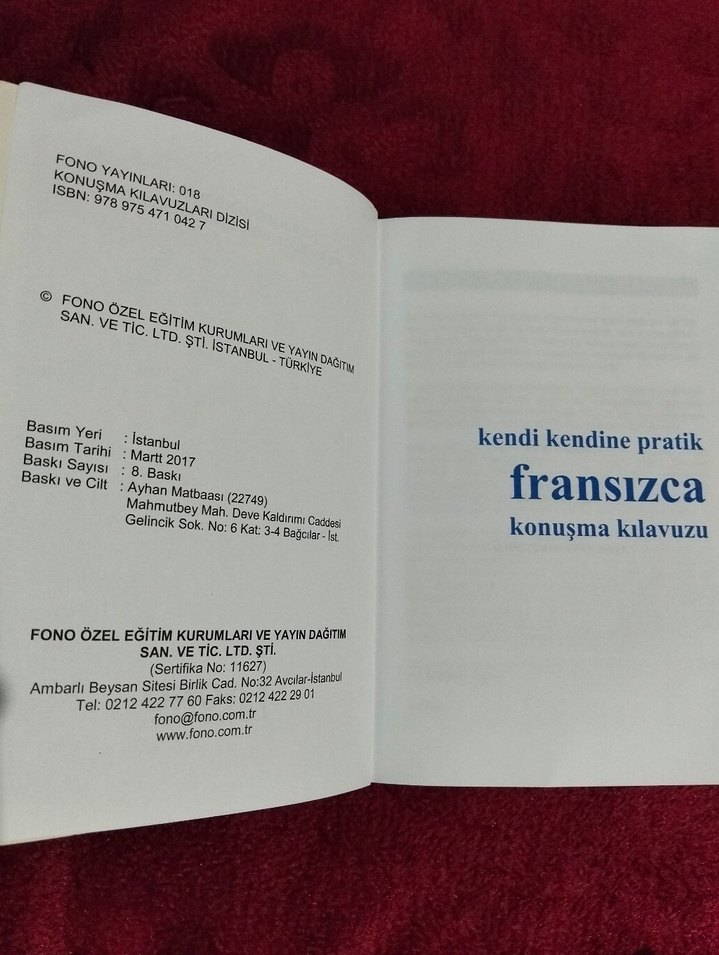 Fransızca Konuşma Kılavuzu - Fono Yayınları - Görsel 4