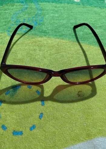 Bordo Vintage Cat Eye Kadın Güneş Gözlüğü - Görsel 2