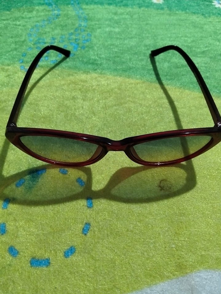 Bordo Vintage Cat Eye Kadın Güneş Gözlüğü - Görsel 2