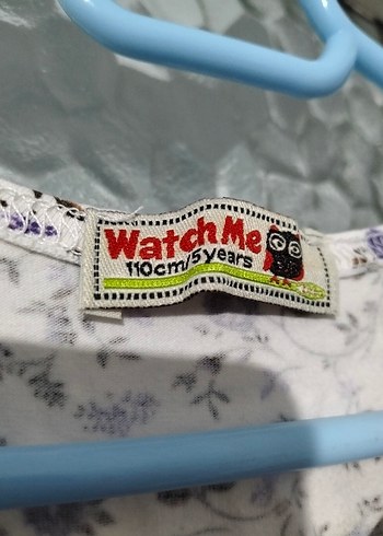 Mor Çiçekli, Fırfırlı Kız Çocuk Elbisesi - Görsel 3