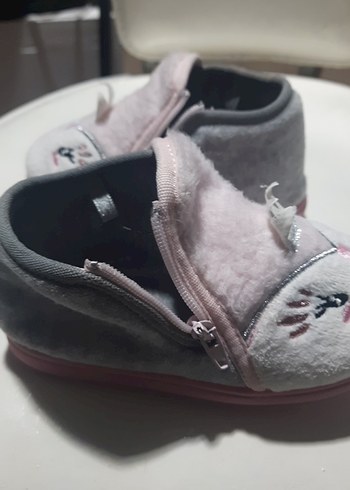 Kız Çocukları İçin Pembe Sıcak Ev Terlikleri - Görsel 6