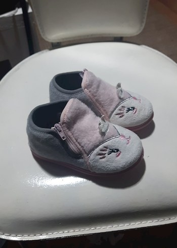 Kız Çocukları İçin Pembe Sıcak Ev Terlikleri - Görsel 2