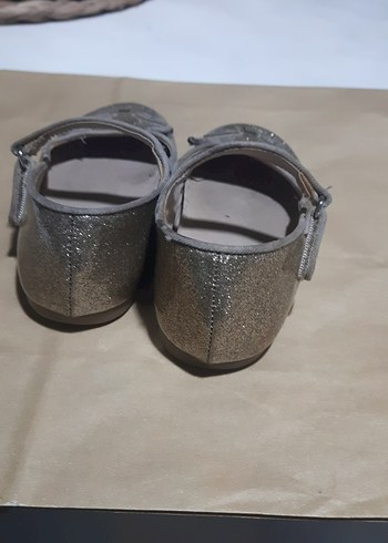 sarı simli zara babet Nakışlı Tokalı - Görsel 6