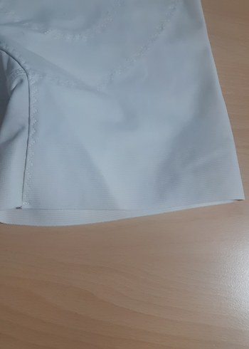 Beyaz Midi  bayan Korse 1 kere giyildi - Görsel 6