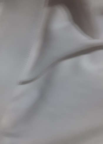 Beyaz Elastik Kumaşlı Mini kırık beyaz korse - Görsel 10