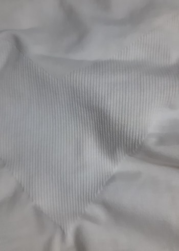 Beyaz Elastik Kumaşlı Mini kırık beyaz korse - Görsel 5