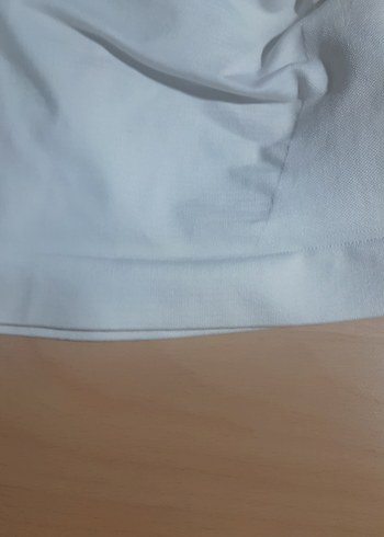 Beyaz Elastik Kumaşlı Mini kırık beyaz korse - Görsel 6