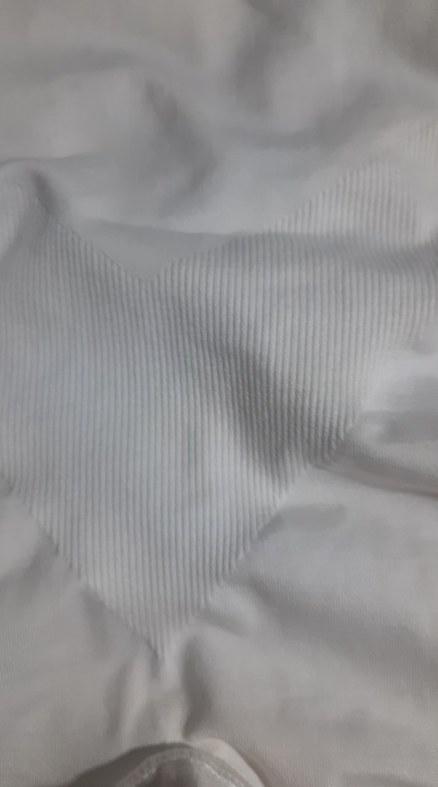 Beyaz Elastik Kumaşlı Mini kırık beyaz korse - Görsel 5