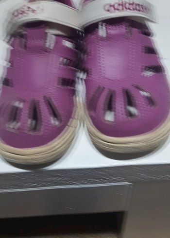 Mor Kız Çocukları İçin Adidas Cırt Cırtlı Spor Ayakkabı - Görsel 2