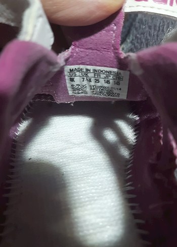 Mor Kız Çocukları İçin Adidas Cırt Cırtlı Spor Ayakkabı - Görsel 9