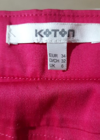 siklamen renk koton marka Drapeli Mini abiye  mezuniyet  nişan - Görsel 8