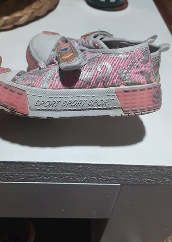 genesiz Kız Çocuk Pembe Bağcıksız Spor Ayakkabı - Görsel 5