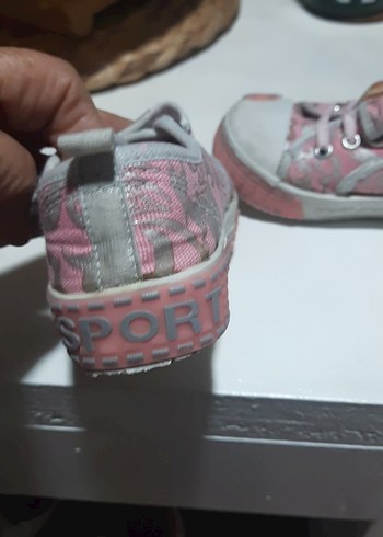 genesiz Kız Çocuk Pembe Bağcıksız Spor Ayakkabı - Görsel 6