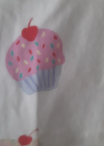 Beyaz Baskılı Uzun Kollu Kız Tişörtü - Görsel 3