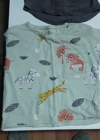 4adet 350 1adet 100 tl Erkek Çocuk Kahverengi Uzun Kollu tşortla - Görsel 9