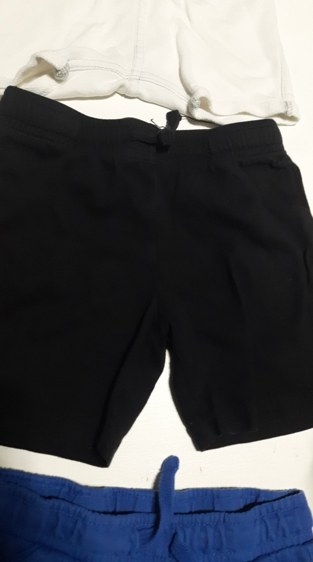 zara hm lcw markaBeyaz Pamuklu Erkek Şort - Rahat Kesim - Görsel 5