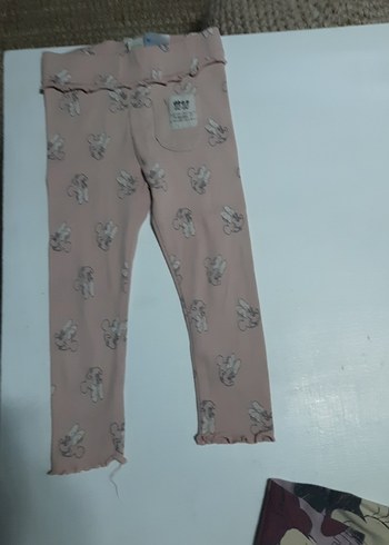 zara ve lcw marka taytlar Kız Çocuk Desenli Streç - Görsel 8