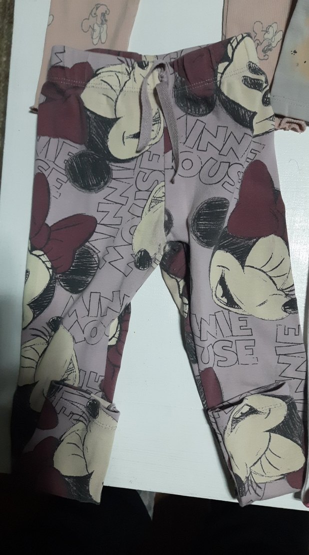 zara ve lcw marka taytlar Kız Çocuk Desenli Streç - Görsel 4