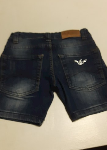 armani marka 112cm Erkek Çocuk  kot Denim Şort - Görsel 3