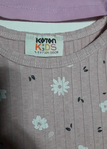 4adet Kızlar için Pastel Pembe Kısa Kollu Tişörtler tane 75tl - Görsel 8