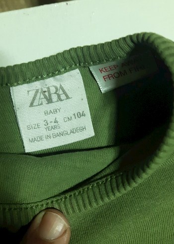 zara marka 3/4yaş Erkek Çocuk Uzun Kollu Düğmeli tşortlar 89tl - Görsel 9