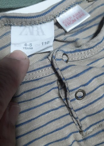 zara marka 3/4yaş Erkek Çocuk Uzun Kollu Düğmeli tşortlar 89tl - Görsel 5