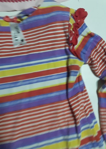 4 adet tşort tane 70 Yeşil Bağlama Desenli bluz ve tşortlar - Görsel 8