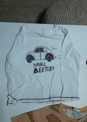 3 adet 2 uzun kollu bir kısa kollu Mango tişörtler tek fiyat 75 - Görsel 4