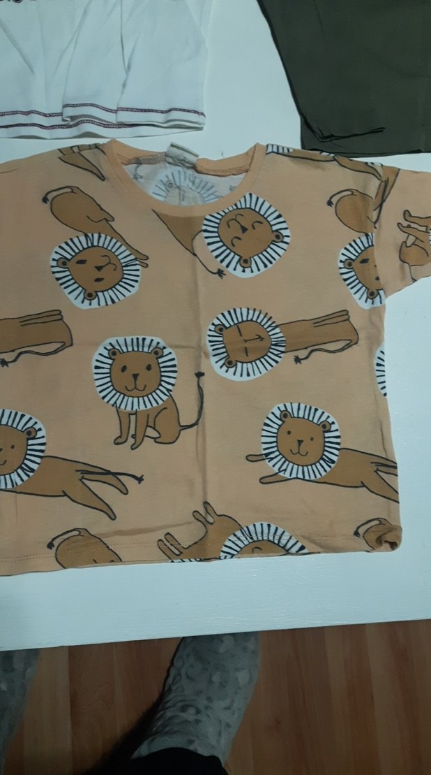 3 adet 2 uzun kollu bir kısa kollu Mango tişörtler tek fiyat 75 - Görsel 2