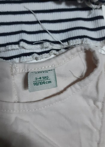 3/4 yaş kız Çocuk Uzun Kollu Tişörtler tane 80 4tanesi 250tl - Görsel 9