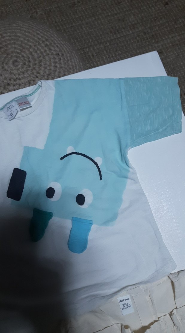 3/4 yaş kız Çocuk Uzun Kollu Tişörtler tane 80 4tanesi 250tl - Görsel 2