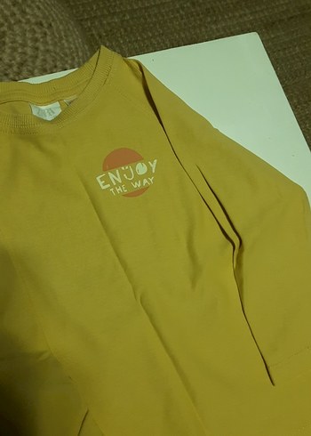 5 adet zara marka Erkek Çocuk Sarı Pamuk Tişörtler tanesi 65tl - Görsel 12