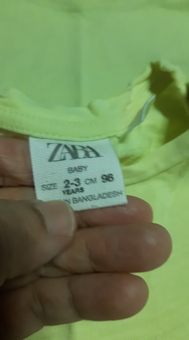 5 adet zara marka Erkek Çocuk Sarı Pamuk Tişörtler tanesi 65tl - Görsel 3