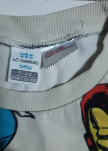 4 adet lcw Marvel Baskılı Renkli Erkek Çocuk Tişörtleri tane 90t - Görsel 5