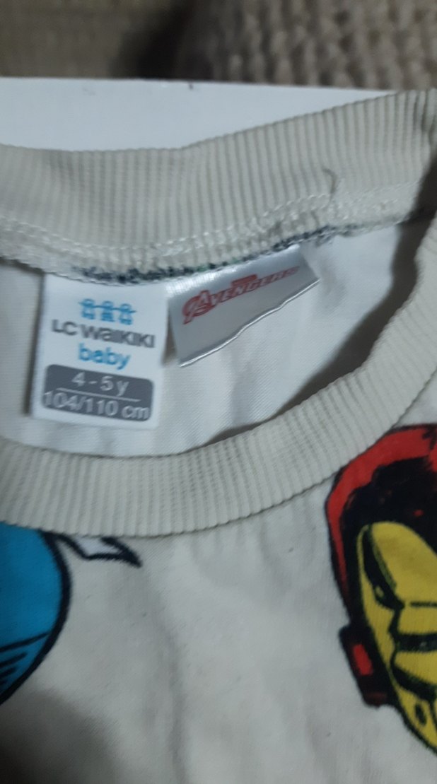 4 adet lcw Marvel Baskılı Renkli Erkek Çocuk Tişörtleri tane 90t - Görsel 5