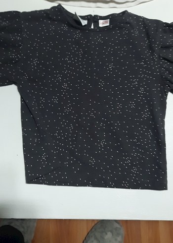 zara marka 2 tşortKız Çocuk Uzun Kollu Baskılı Tişört tane 90 - Görsel 2