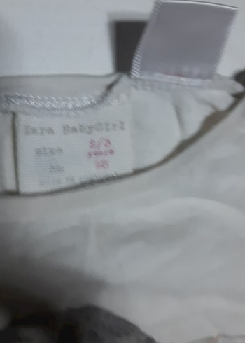 4 adet zara toz pembe Baskılı Uzun Kollu Kız Tişörtü tane 80 tl - Görsel 9