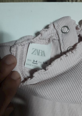 4 adet zara toz pembe Baskılı Uzun Kollu Kız Tişörtü tane 80 tl - Görsel 12